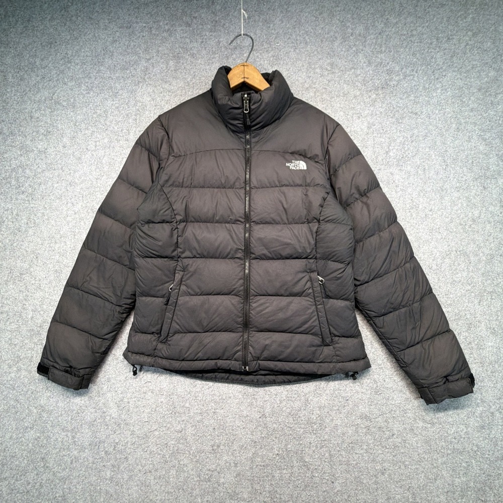 The North Face 700 Nuptse Womens Black Down Puffer Jacket Size Large